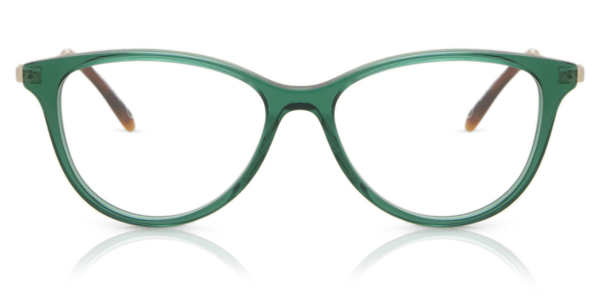 Image of Óculos de Grau Feminino Cat Eye Aro Cheio Plástico Verdes - Luz Anti Azul - SmartBuy Collection PRT