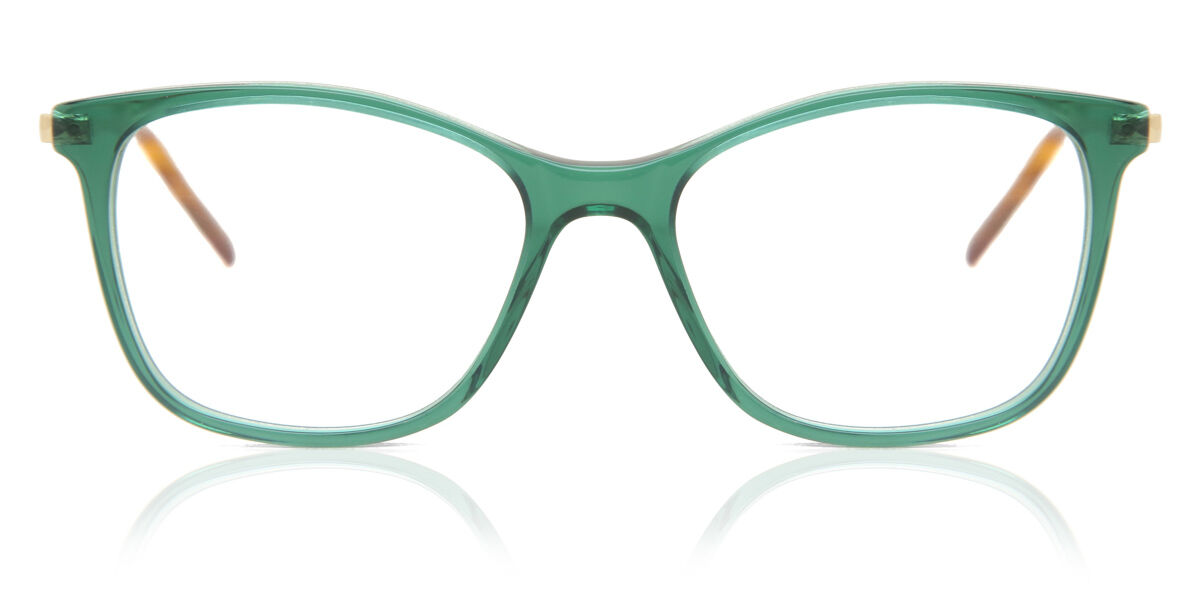 Image of Óculos de Grau Feminino Quadrado Aro Cheio Plástico Verdes - Luz Anti Azul - SmartBuy Collection PRT