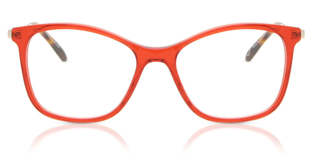 Image of Óculos de Grau Feminino Quadrado Aro Cheio Plástico Vermelhos - Luz Anti Azul - SmartBuy Collection PRT