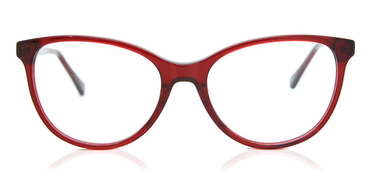 Image of Óculos de Grau Gatinho Aro Cheio Plástico Vermelhos - Luz Anti Azul - SmartBuy Collection BRLPT