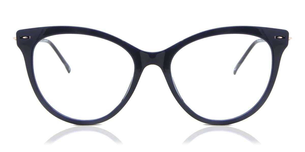 Image of Óculos de Grau Gatinho Aro Cheio TR90 Azuis - Luz Anti Azul - SmartBuy Collection BRLPT