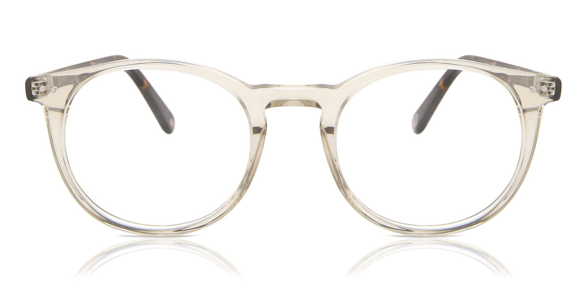 Image of Óculos de Grau Masculino Oval Aro Cheio Plástico Transparentes - Luz Anti Azul - SmartBuy Collection PRT
