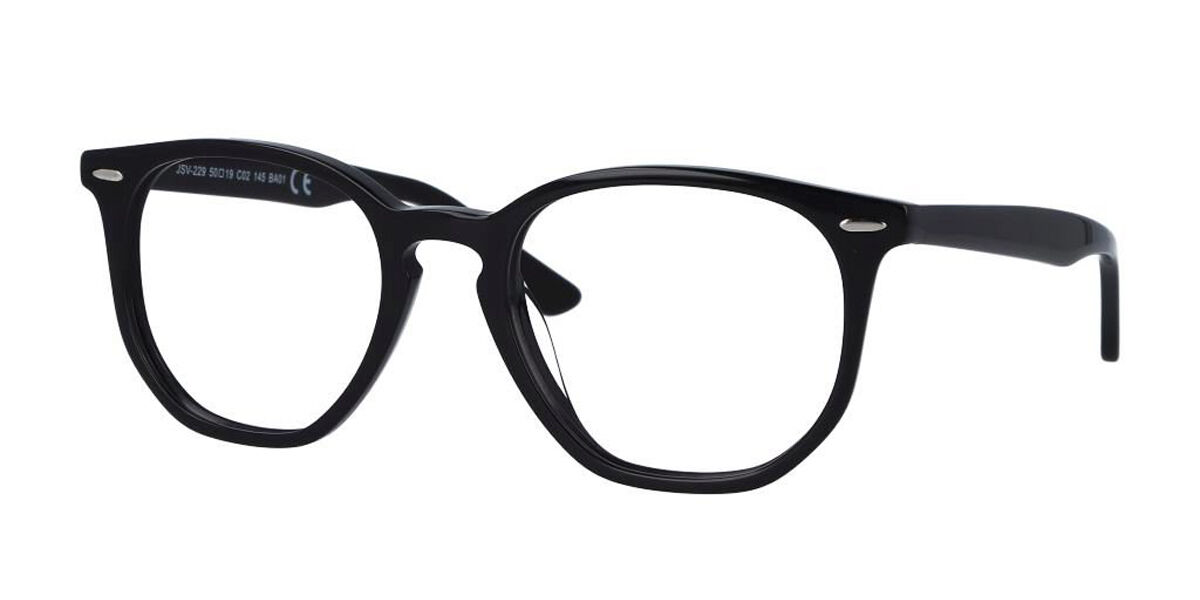 Image of Óculos de Grau Masculino Oval Aro Cheio TR90 Pretos - Luz Anti Azul - SmartBuy Collection PRT