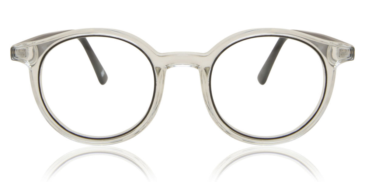 Image of Óculos de Grau Masculino Oval Aro Cheio TR90 Transparentes - Luz Anti Azul - SmartBuy Collection PRT