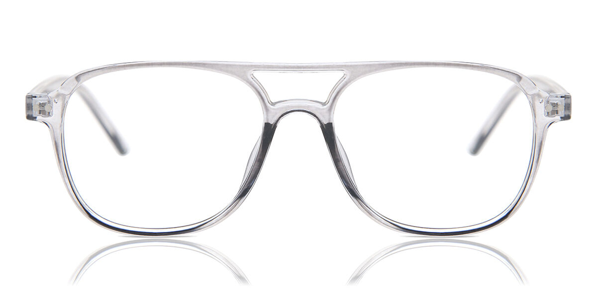 Image of Óculos de Grau Masculino Pilot Aro Cheio Plástico Transparentes - Luz Anti Azul - SmartBuy Collection PRT