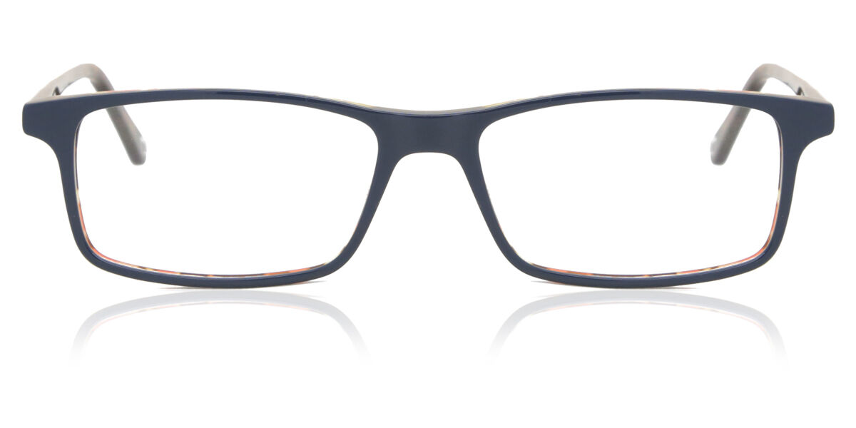 Image of Óculos de Grau Masculino Quadrado Aro Cheio TR90 Azuis - Luz Anti Azul - SmartBuy Collection PRT