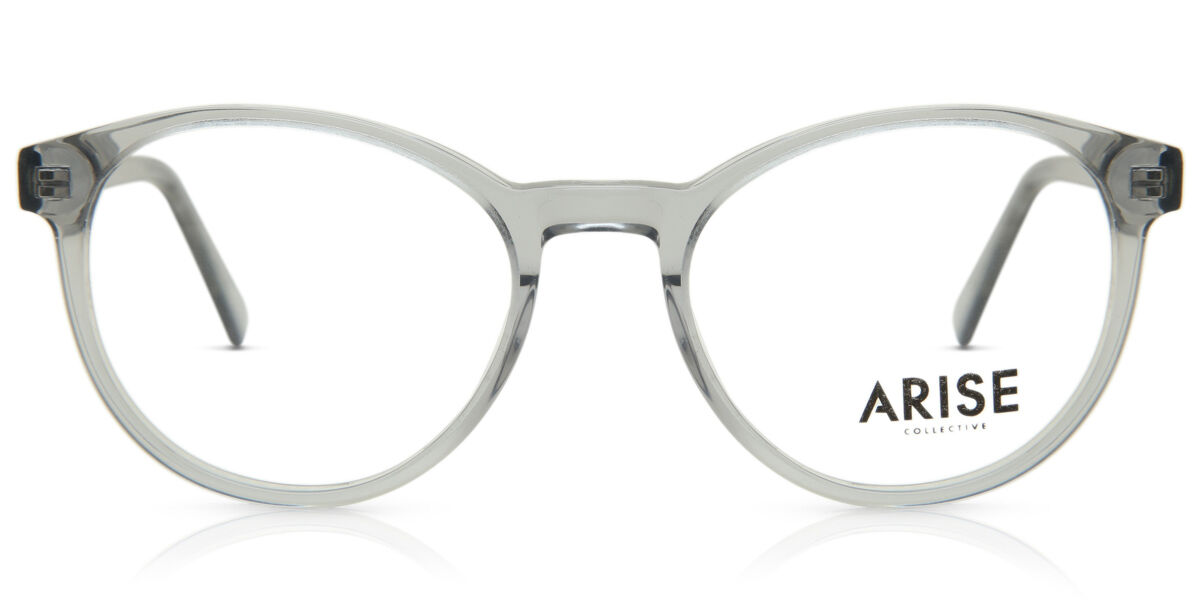 Image of Óculos de Grau Oval Aro Cheio Plástico Transparentes - Luz Anti Azul - Arise Collective BRLPT