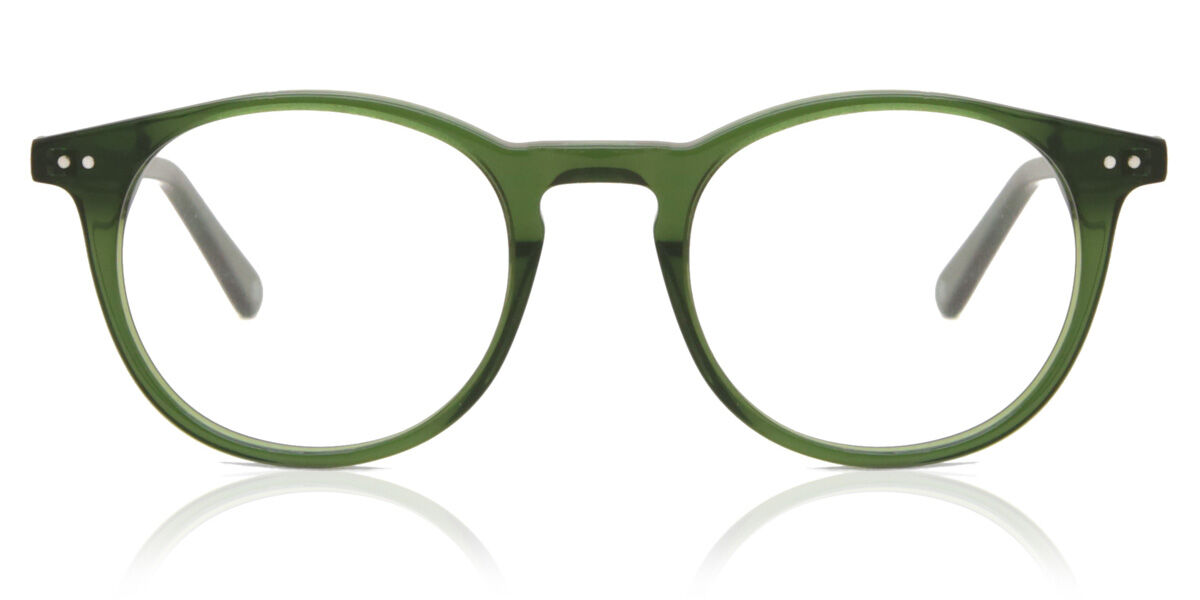 Image of Óculos de Grau Oval Aro Cheio Plástico Verdes - Luz Anti Azul - SmartBuy Collection BRLPT