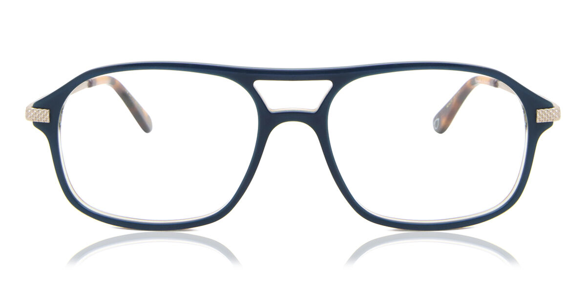 Image of Óculos de Grau Piloto Aro Cheio Plástico Azuis - Luz Anti Azul - SmartBuy Collection BRLPT