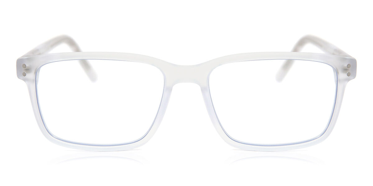 Image of Óculos de Grau Quadrado Aro Cheio Plástico Brancos - Luz Anti Azul - SmartBuy Collection BRLPT