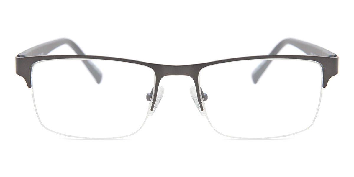 Image of Óculos de Grau Quadrado Semi Sem aro Metal Marrons - Luz Anti Azul - SmartBuy Collection BRLPT