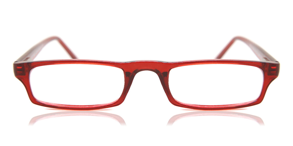 Image of Óculos de Grau Retangular Aro Cheio Plástico Vermelhos - Luz Anti Azul - Arise Collective BRLPT