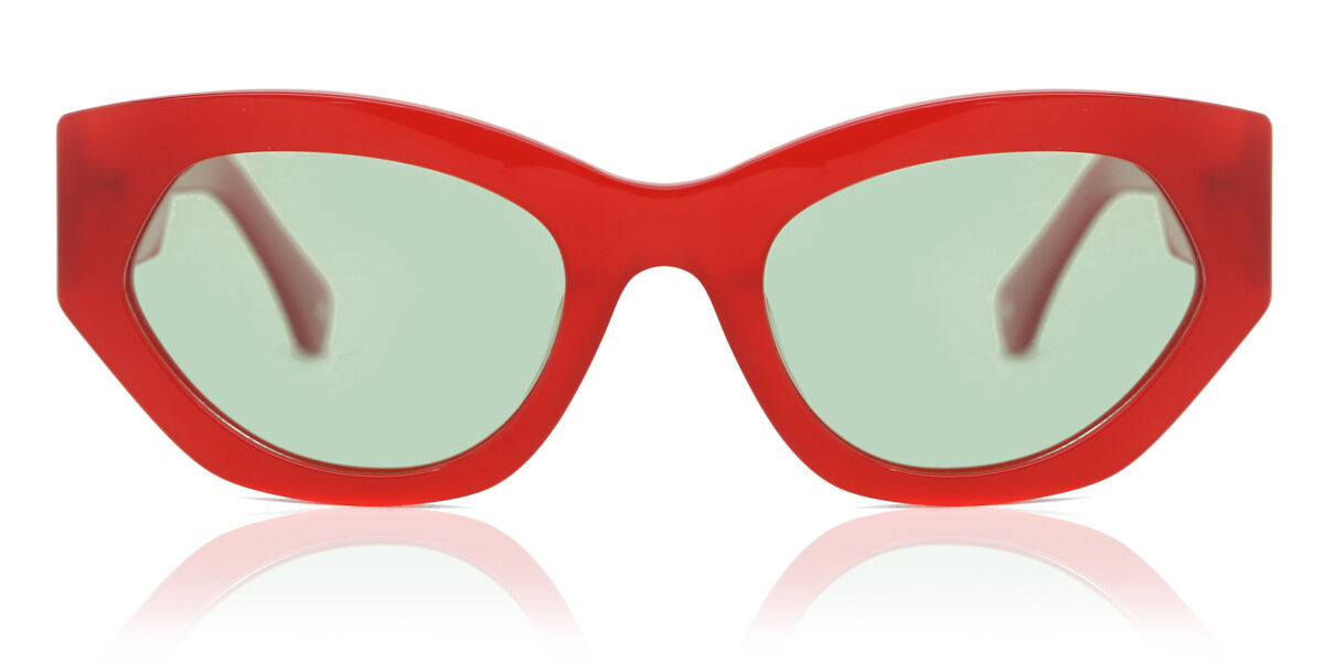 Image of Óculos de Sol Feminino Cat Eye Aro Cheio Plástico Vermelhos - Arise Collective PRT