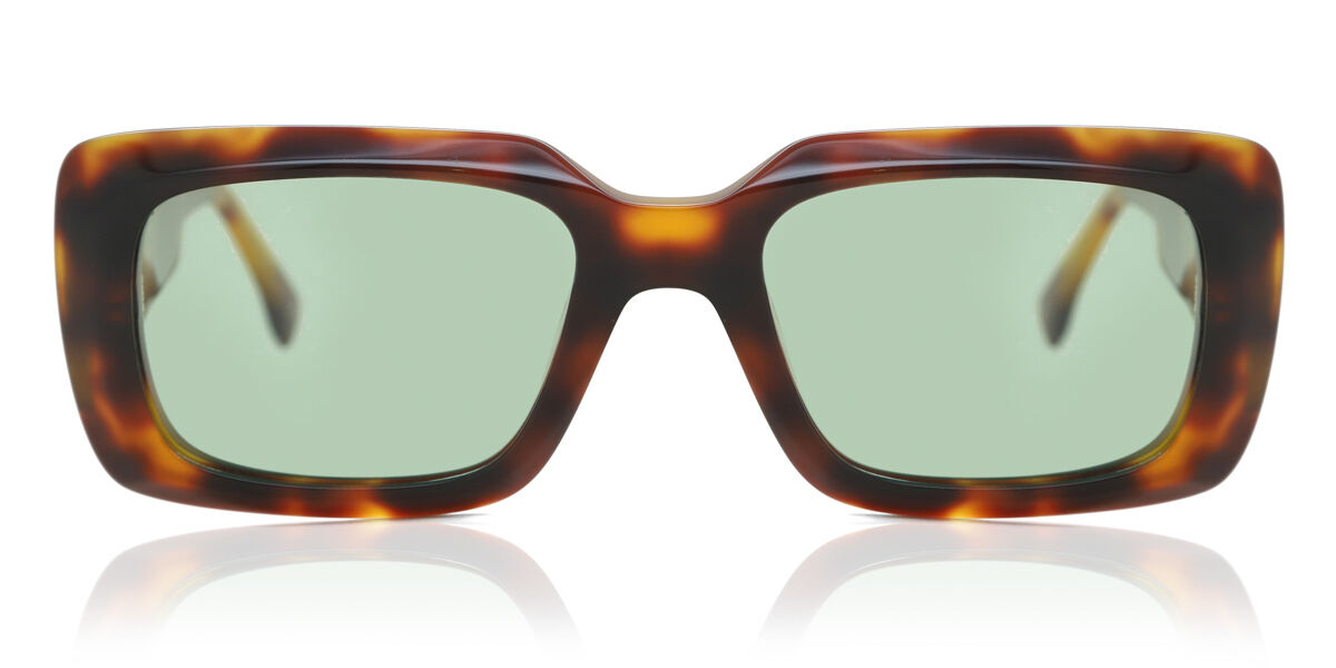 Image of Óculos de Sol Feminino Rectangle Aro Cheio Plástico Tortoiseshell - Arise Collective PRT