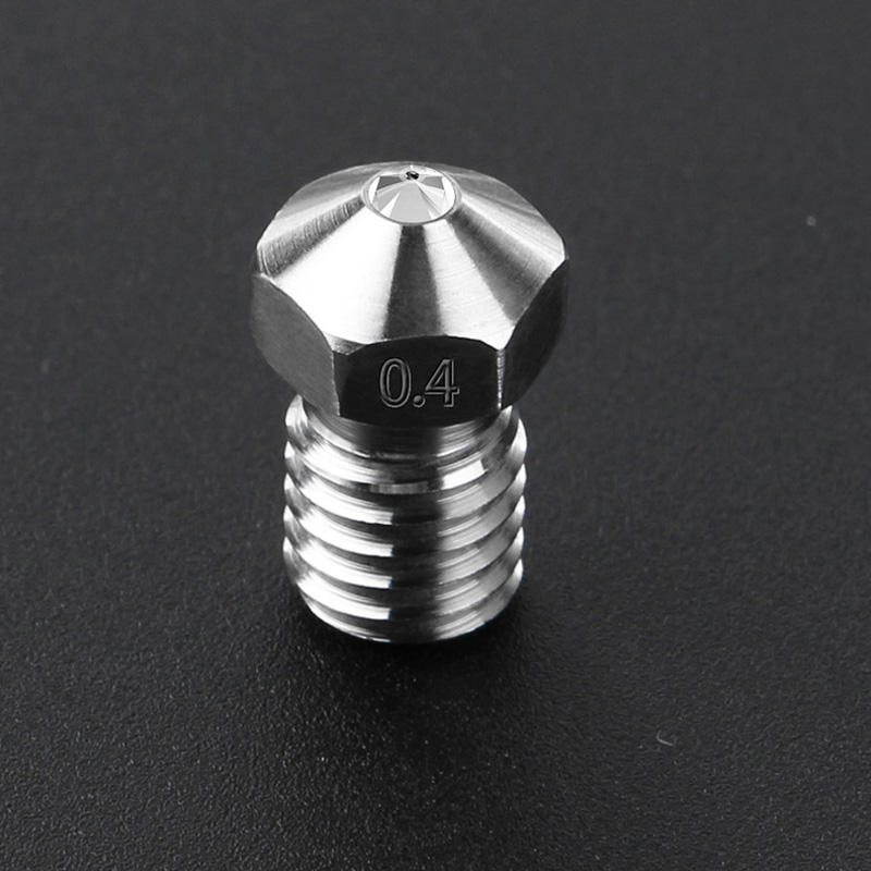 Image of 04mm Titanium Alloy High Temperature V6 Gem Nozzle Compatible PETG/ABS/PEI/Nylonfor Prusa I3 3D Printer