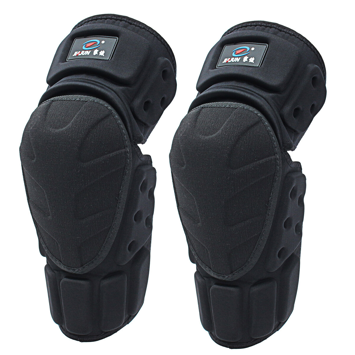 Image of 1 Pair Outdoor Moto Knee Pad Motorcycle Bicycle Black Protector Pads Knee Protective Guards