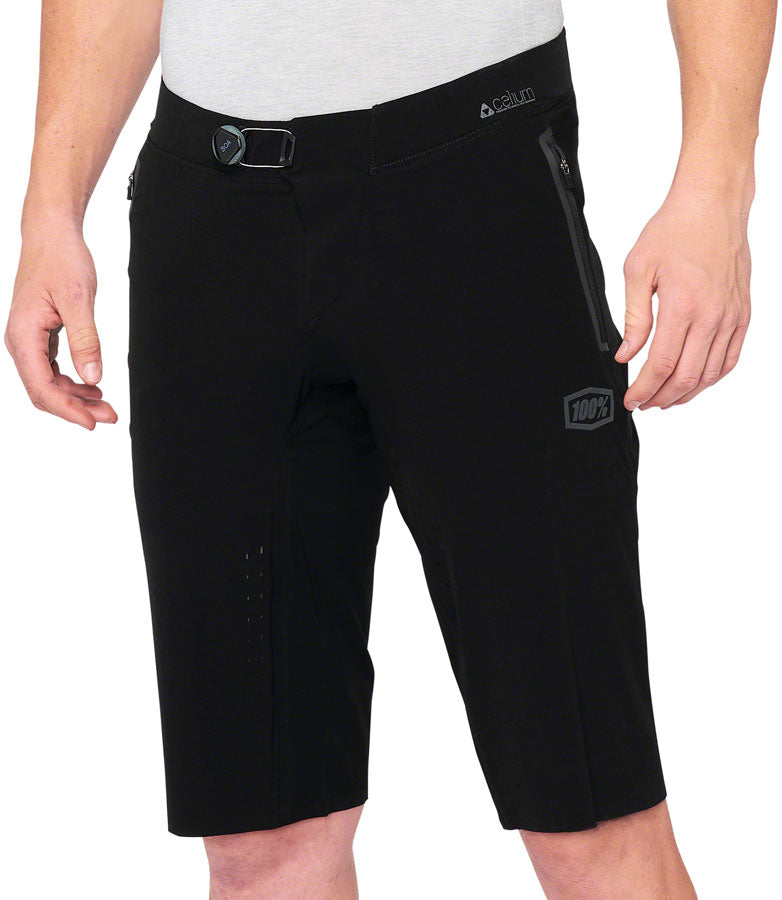 Image of 100% Celium Shorts - Black Men's Size 32