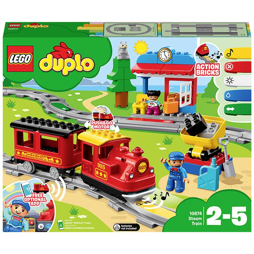 Image of 10874 LEGOÂ® DUPLOÂ® Steam Railway