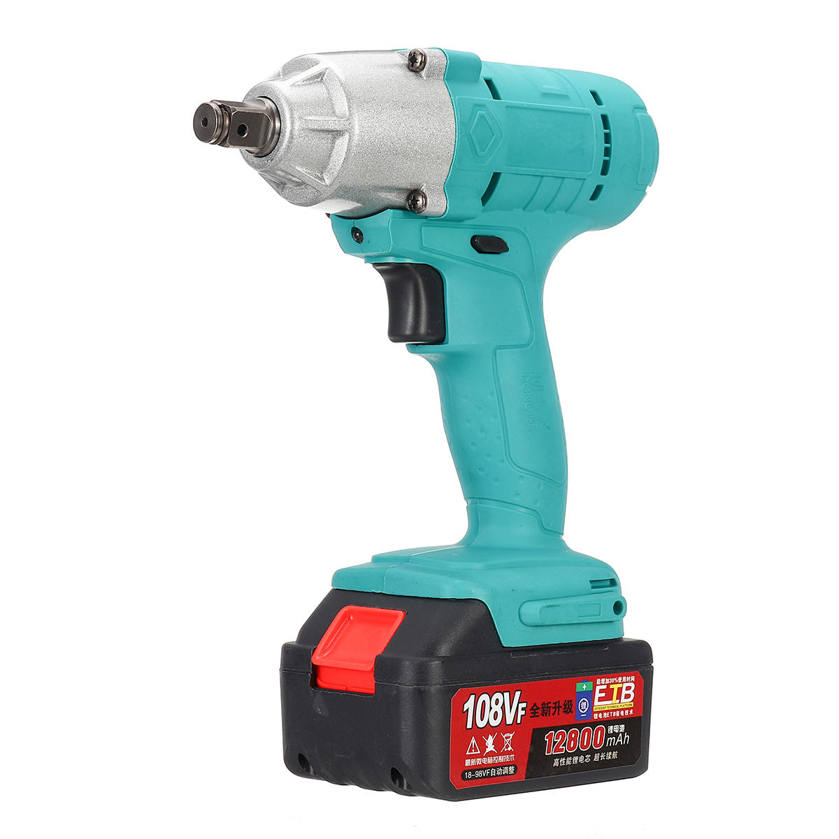 Image of 108VF 12800mAh Lithium-Ion Battery Electric Cordless Impact Wrench Drill Driver Kit