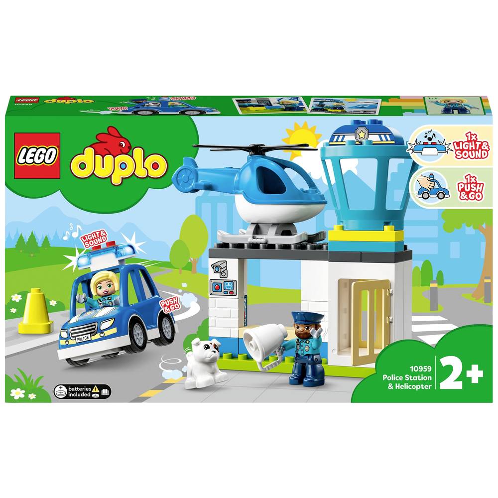 Image of 10959 LEGOÂ® DUPLOÂ® Police station with helicopter