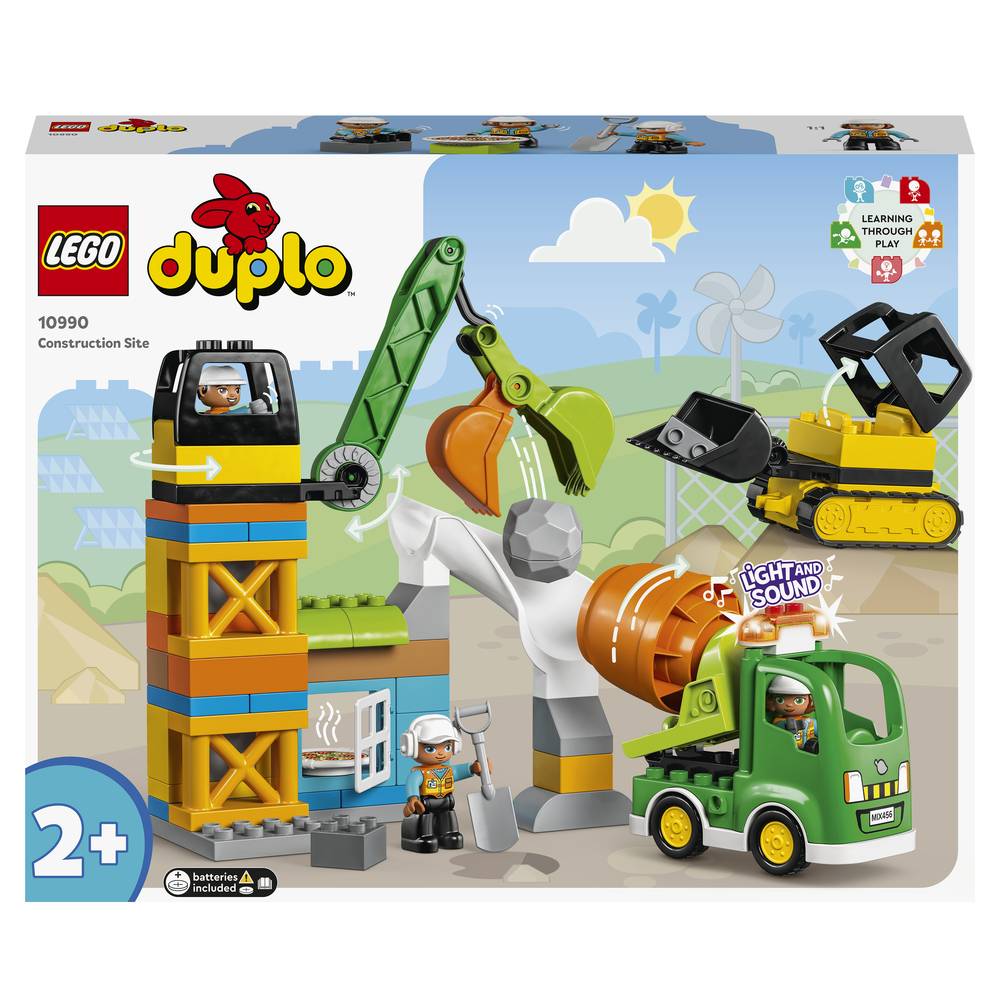 Image of 10990 LEGOÂ® DUPLOÂ® Construction site with construction vehicles