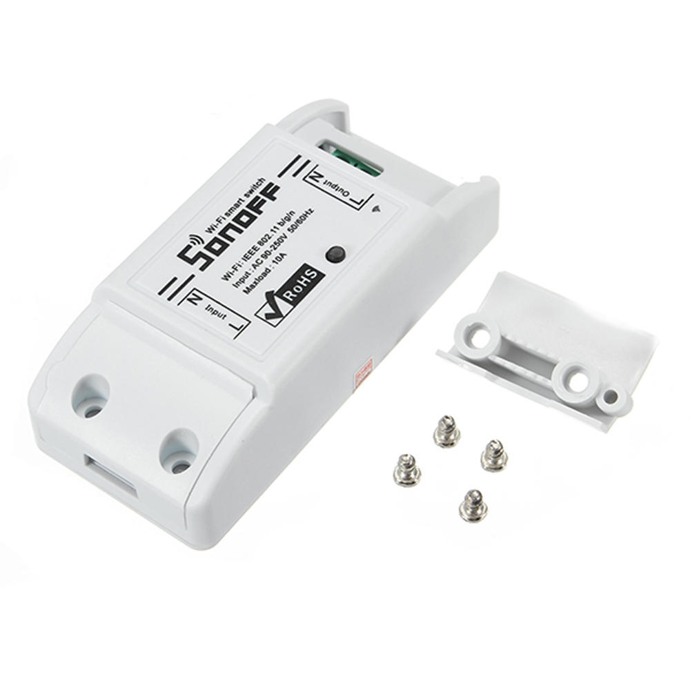 Image of 10Pcs SONOFF® Basic 10A 2200W WIFI Wireless Smart Switch Remote Control Socket APP Timer