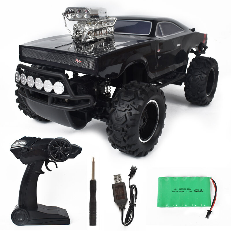 Image of 1/10 24G 4WD RC Car High Speed Off Road Crawler Vehicle Model RTR 28 km/h