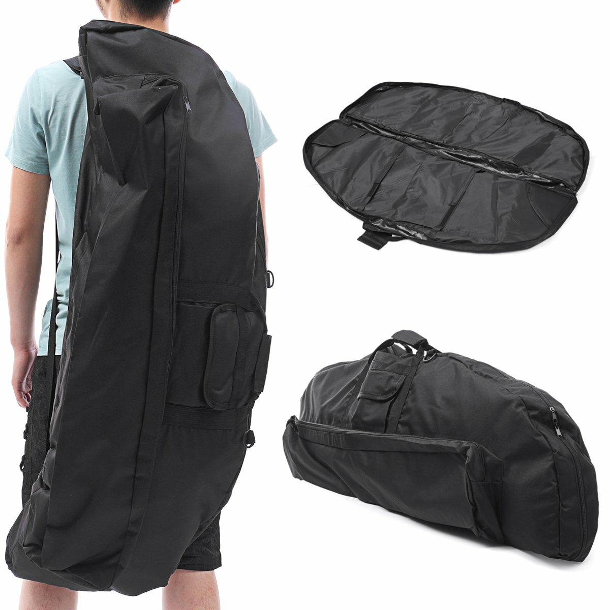 Image of 115CM Waterproof Oxford ArrowBows Bag Archery Backpack Carrying Case Outdoor Sport Hiking Hunting Bag