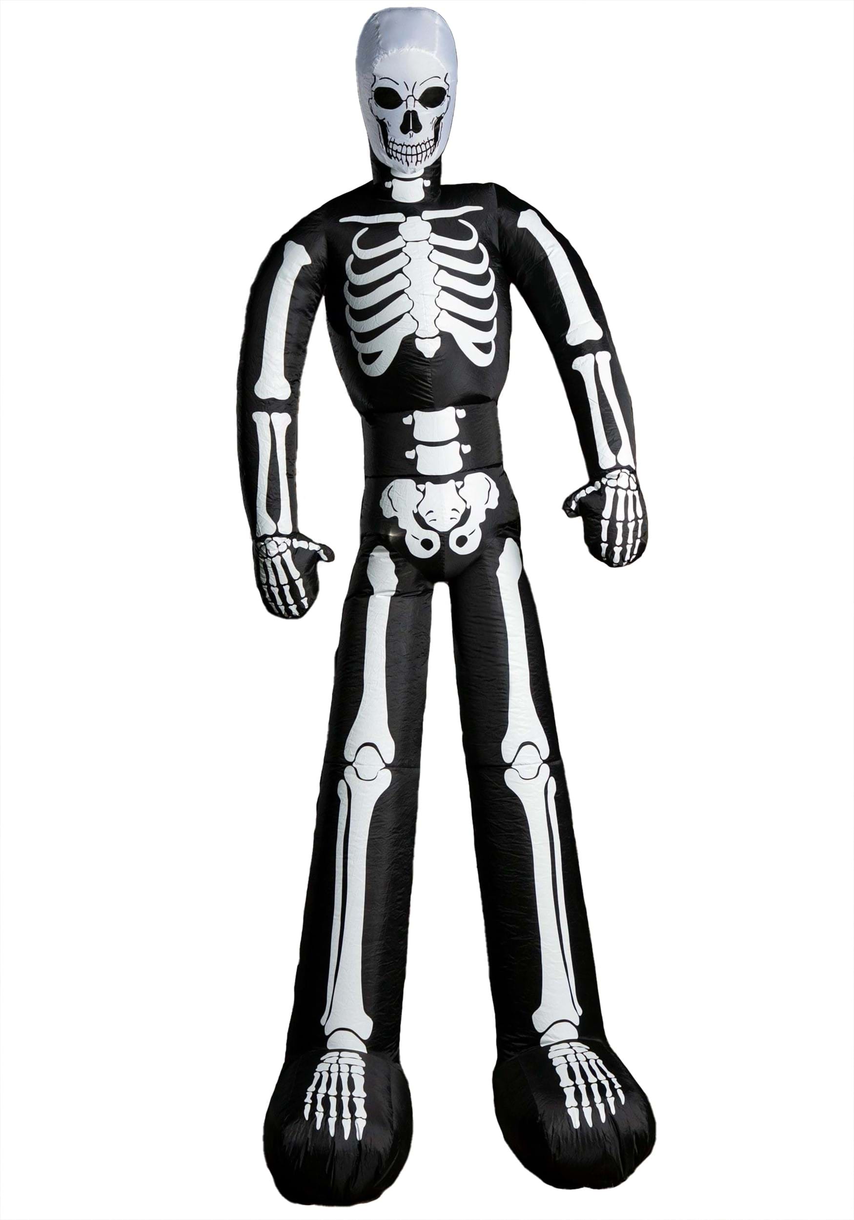 Image of 12 Foot Skeleton Inflatable Decoration | Inflatable Halloween Decorations ID FUN3274-ST