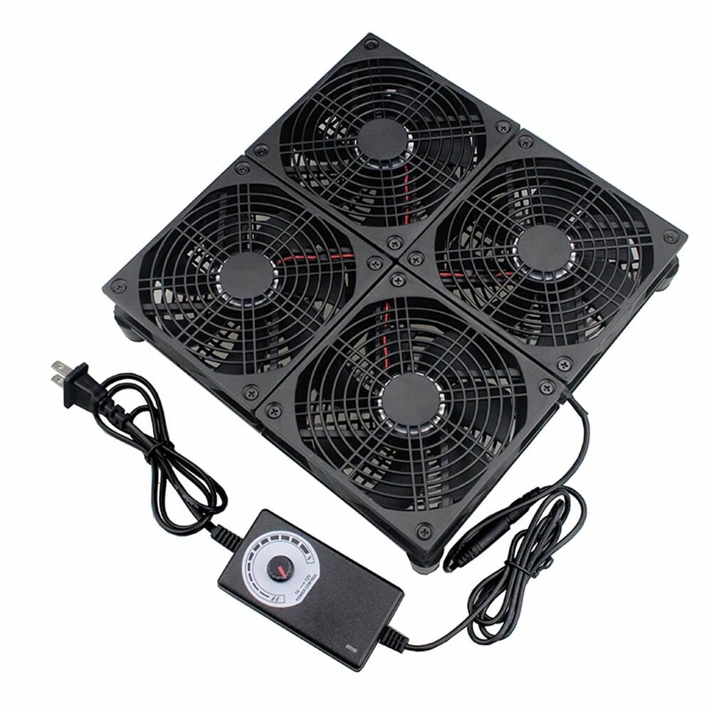 Image of 120MM 4 Cooling Fans Modem TV Box Gaming Router Radiator Base Adjustable Power Adapter Laptop Cooler Stand for ASUS GT R