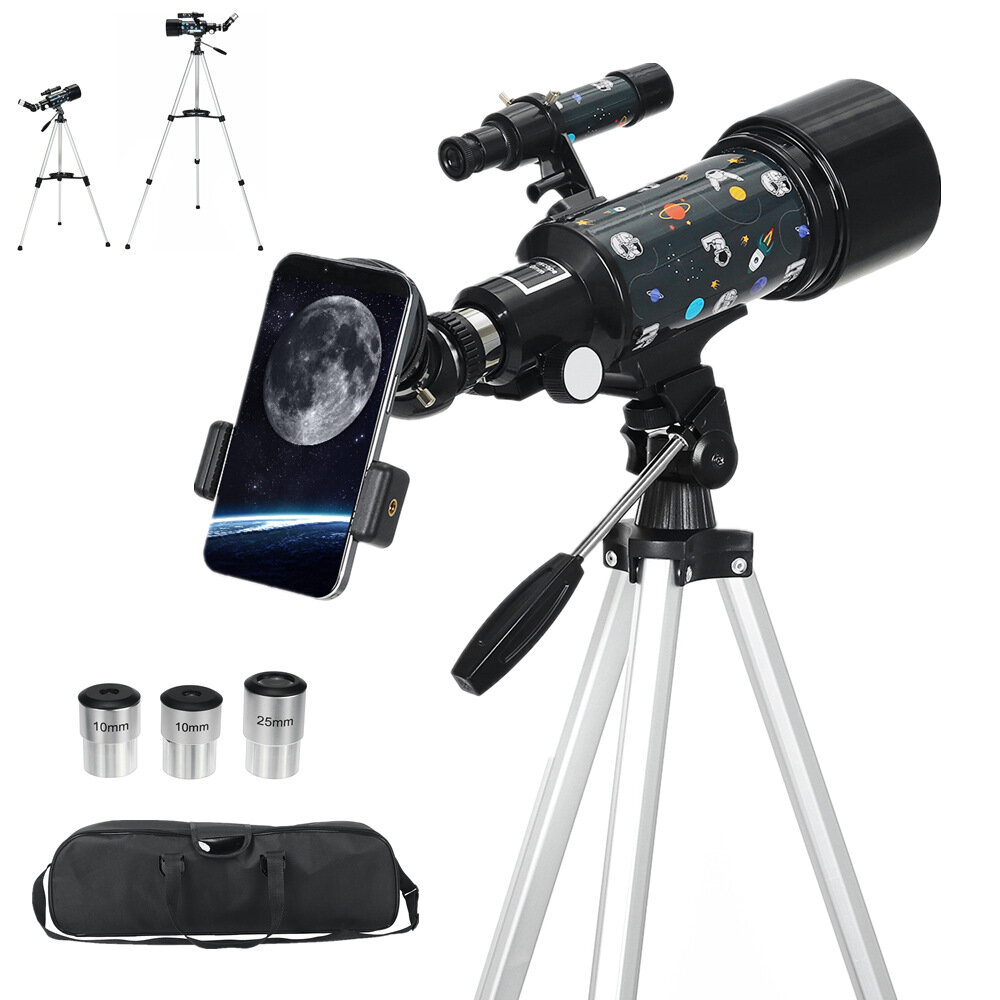 Image of 120X Astronomical Telescope 70MM HD High-Power Portable Tripod Night Vision Deep Space Star View Moon Universe