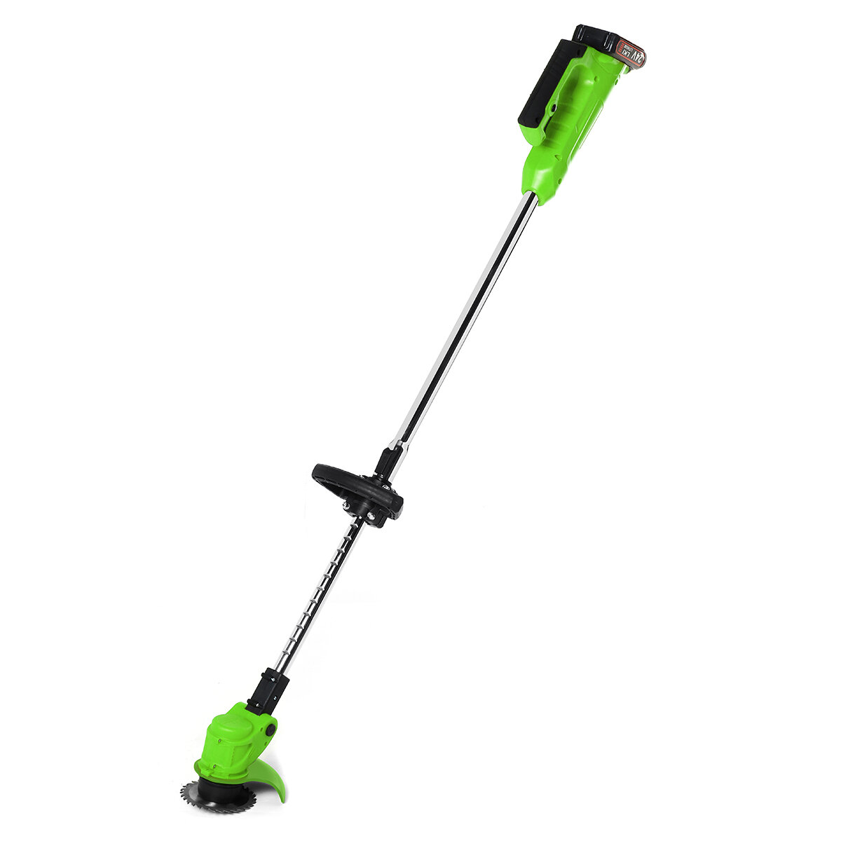 Image of 12/24V Electric Cordless Grass Trimmer Machine Kit Garden Rechargeable Stretchable Lawn Trimmer With Two Batteries