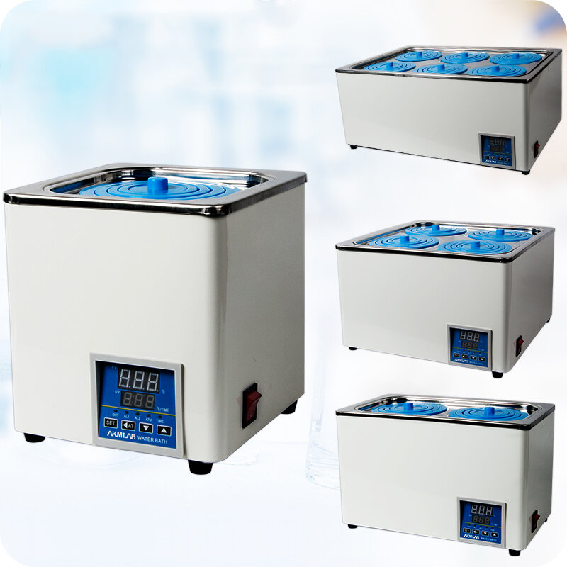 Image of 1/2/4/6 Hole 220V Digital Thermostatic Lab Water Bath Selectable Openings Laboratory Electric Water Boiler RT to 999℃ 3