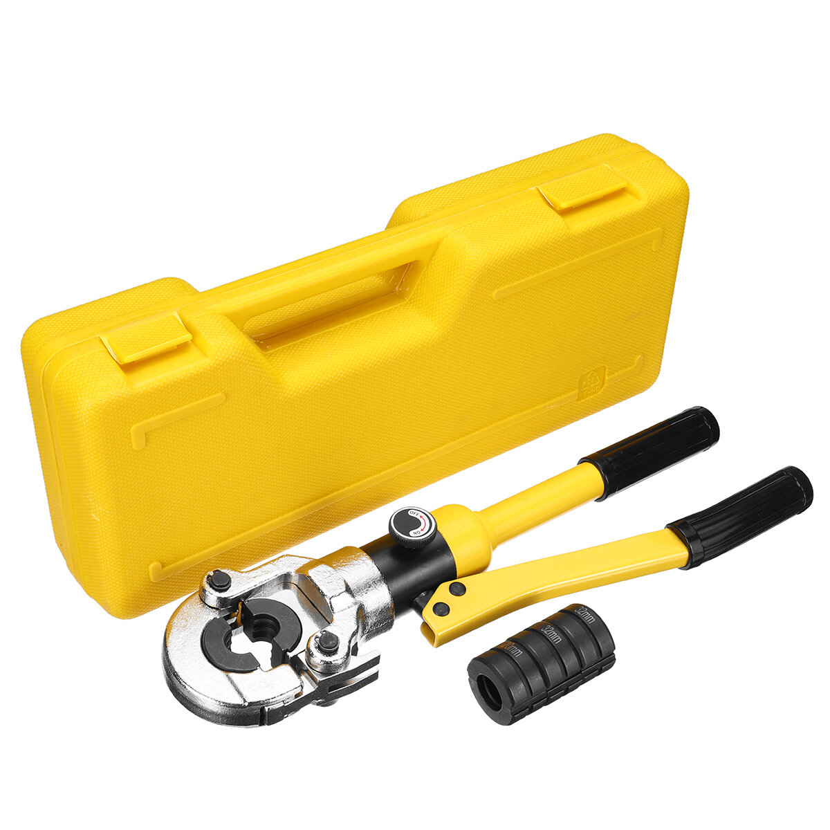 Image of 16-32mm Pressure Pipe Wrench Plumbing Pipe Press Clamp Tool 10T Crimping Force Stainless Steel Hand Tools