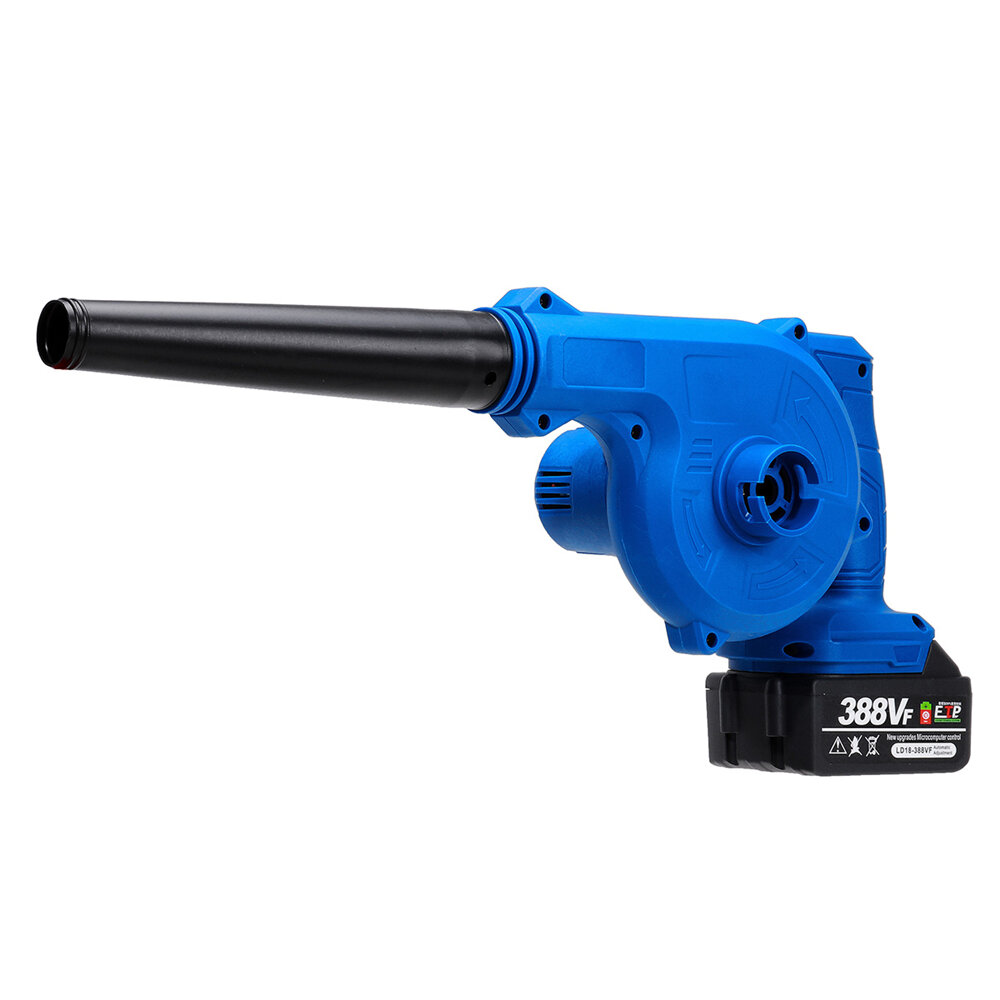 Image of 1600W 20000rpm 2-in-1 Electric Cordless Air Blower Blowing Tool Suction Machine with/without Battery