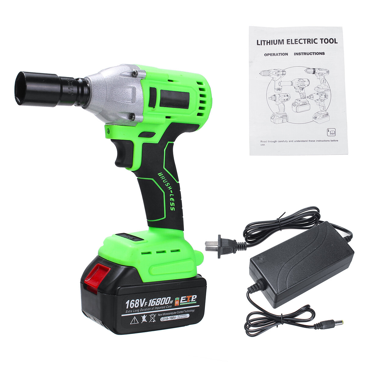 Image of 168VF 550Nm Cordless Electric Wrench One Battery One Charger