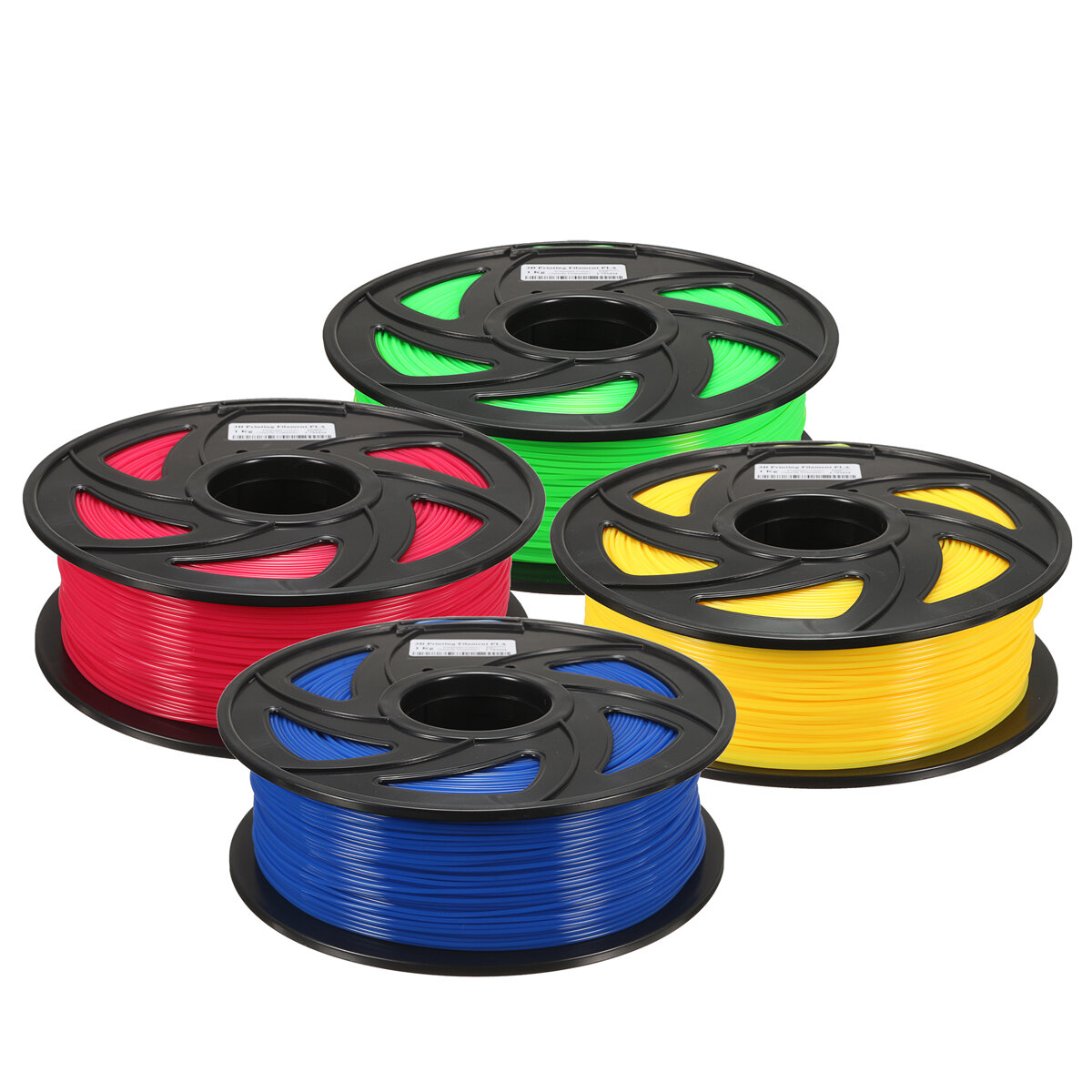 Image of 175mm 1KG PLA Transparent Red/Blue/Green/Yellow Filament For 3D Printer RepRap