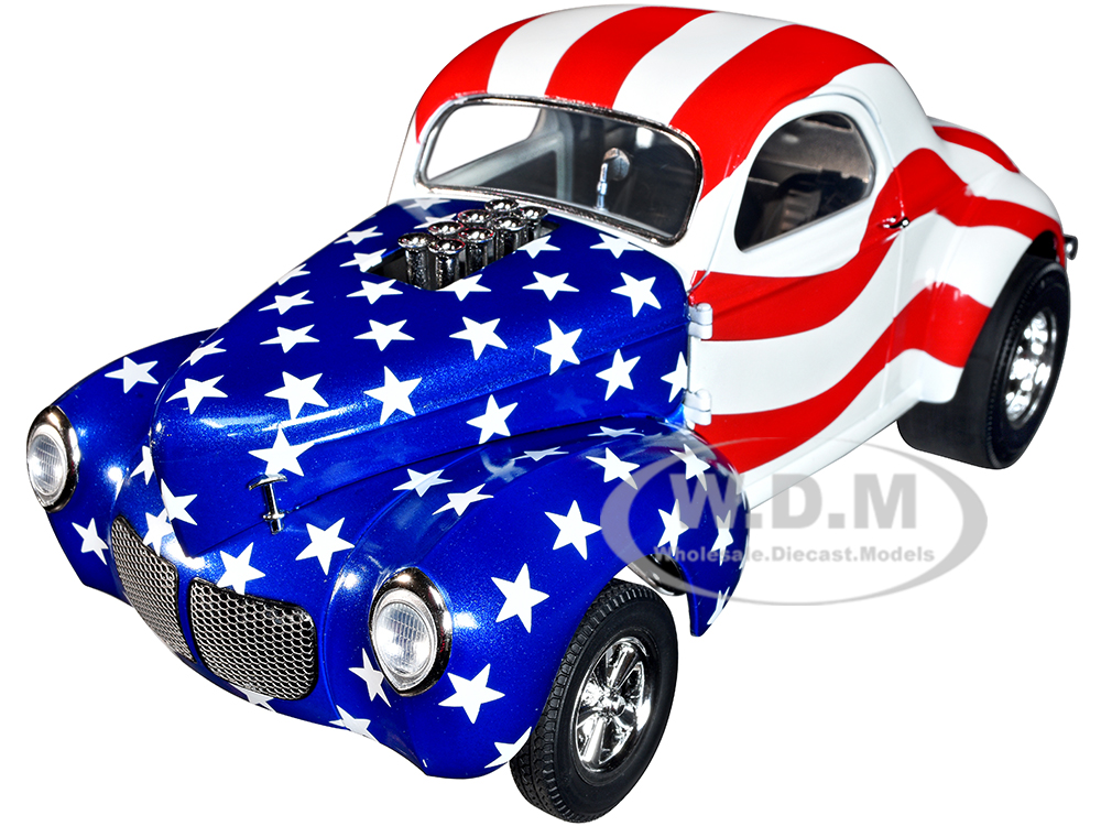 Image of 1940 Gasser "Patriot" American Flag Livery Limited Edition to 300 pieces Worldwide 1/18 Diecast Model Car by ACME