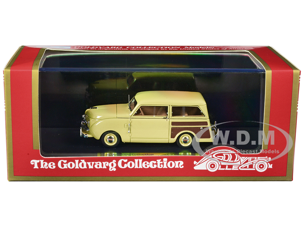 Image of 1949 Crosley Station Wagon Jonquil Yellow Limited Edition to 240 pieces Worldwide 1/43 Model Car by Goldvarg Collection