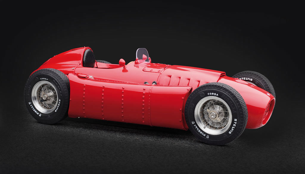 Image of 1954-1955 Lancia D50 Red 1/18 Diecast Model Car by CMC