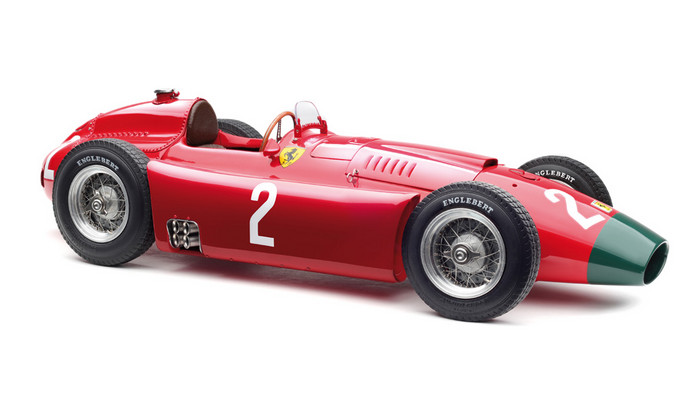 Image of 1956 Ferrari Lancia D50 (Long Nose) 2 Peter Collins Grand Prix of Germany Limited Edition to 1000 pieces Worldwide 1/18 Diecast Model Car by CMC