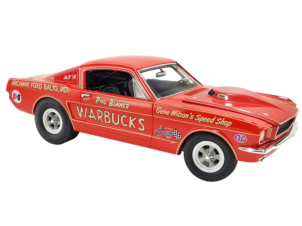 Image of 1965 Ford Mustang A/FX -   WARBUCKS - Phil Bonner Limited Edition to 750 pieces Worldwide 1/18 Diecast Model Car by ACME