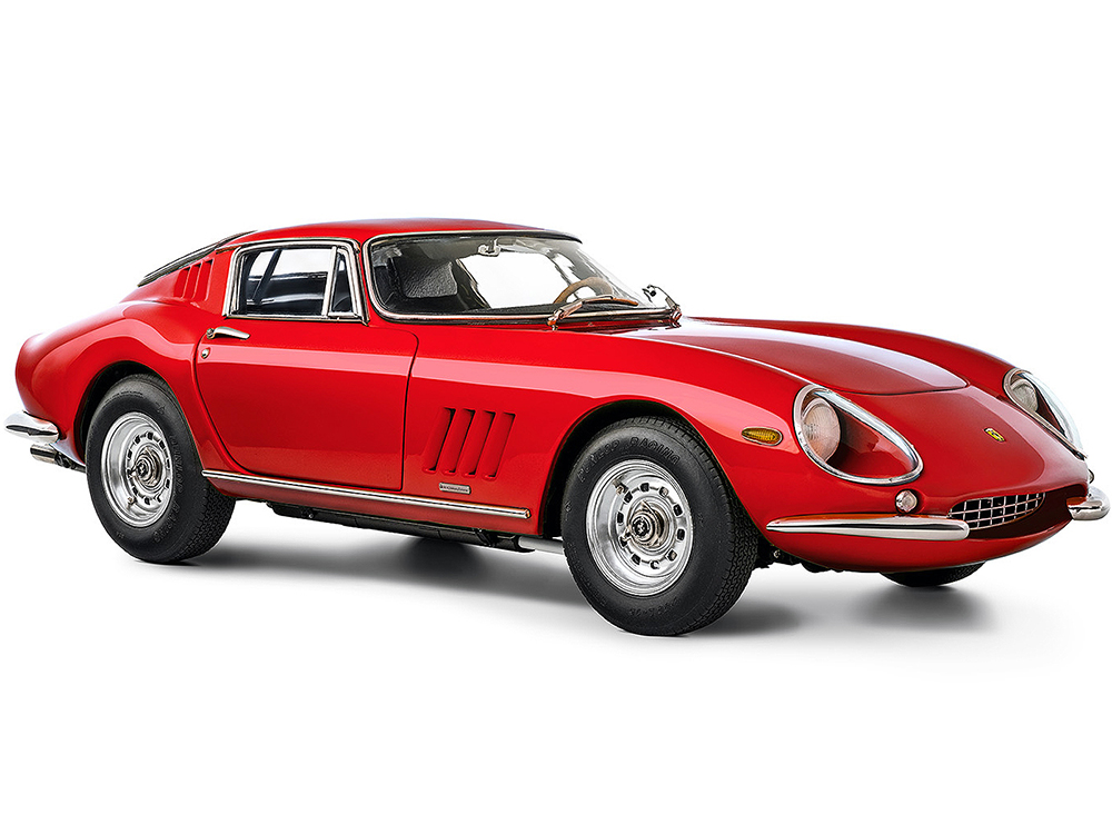 Image of 1966 Ferrari 275 GTB/C Red 1/18 Diecast Model Car by CMC