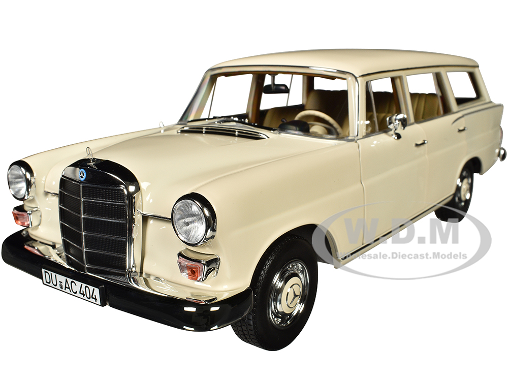 Image of 1966 Mercedes-Benz 200 Universal Cream 1/18 Diecast Model Car by Norev