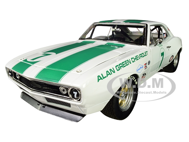 Image of 1967 Chevrolet Camaro Z/28 Alan Green Chevrolet 7 Gary Gove Mark Donohue Skip Scott Max Dudley Limited Edition to 402 pieces Worldwide 1/18 Diecast M