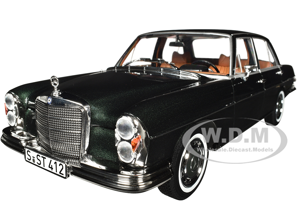 Image of 1968 Mercedes-Benz 280 SE Pine Green Metallic 1/18 Diecast Model Car by Norev