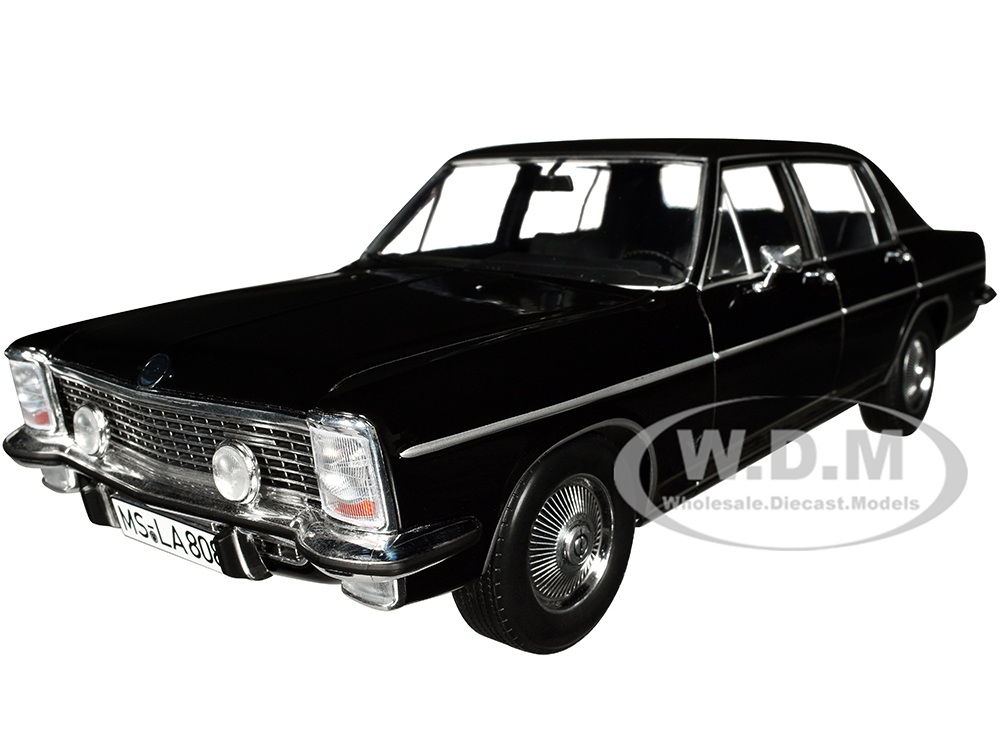 Image of 1969 Opel Diplomat V8 Black 1/18 Diecast Model Car by Norev