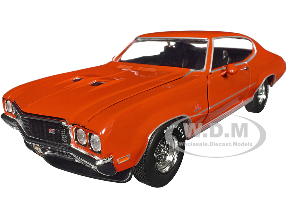 Image of 1972 Buick GS Stage 1 Flame Orange "Muscle Car &amp Corvette Nationals" (MCACN) "American Muscle" Series 1/18 Diecast Model Car by Auto World