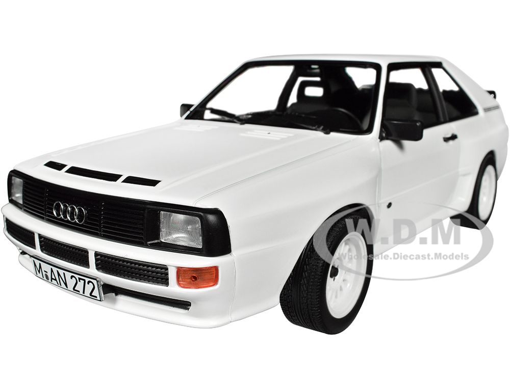 Image of 1985 Audi Sport Quattro Alpine White 1/18 Diecast Model Car by Norev