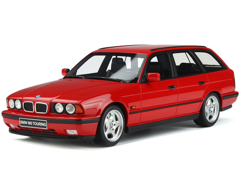 Image of 1994 BMW M5 E34 Touring Mugello Red Limited Edition to 3000 pieces Worldwide 1/18 Model Car by Otto Mobile